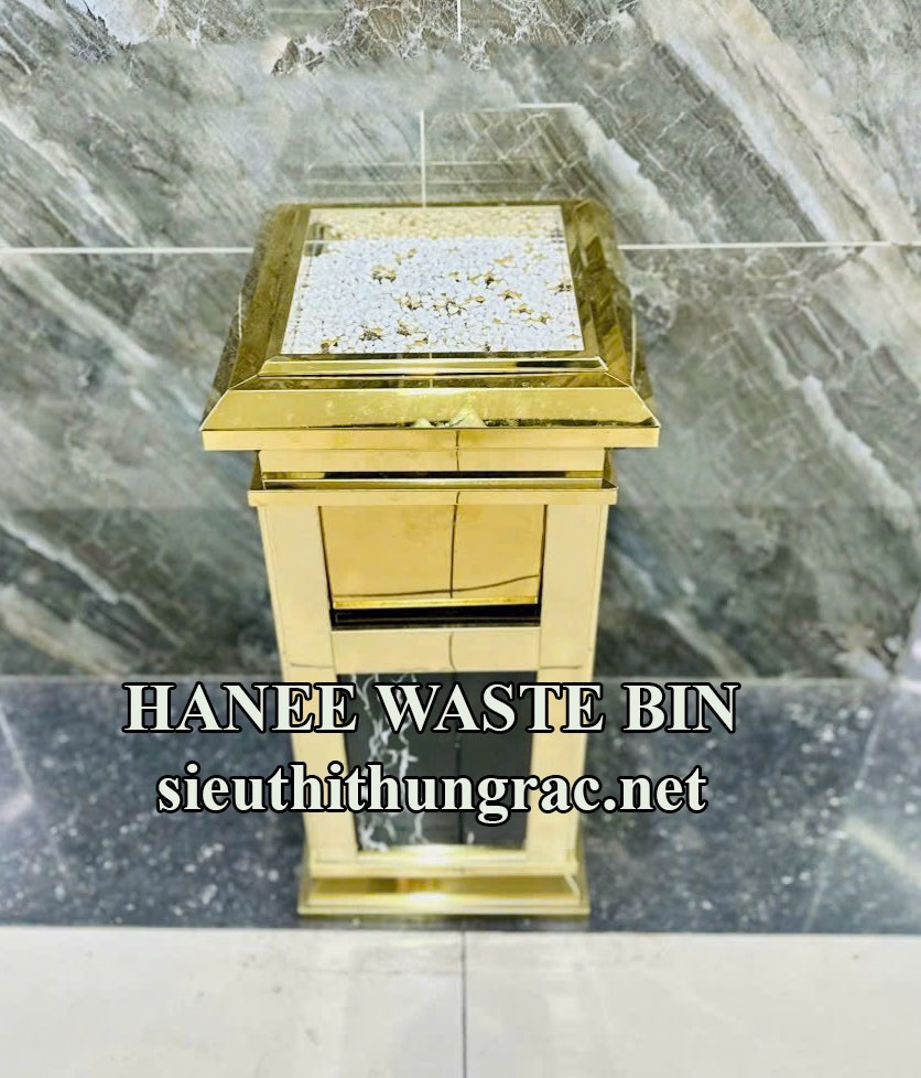 Thùng rác đá hoa cương - Hanee waste bin - sieuthithungrac.net - 0982479898