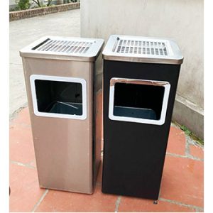 thung rac inox gat tàn vuông