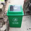thùng rác nhựa hdpe 40 lít nắp lật