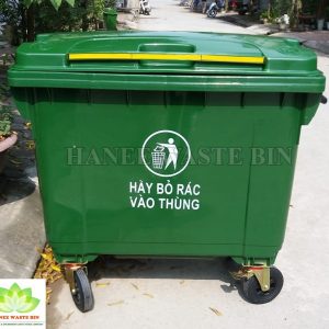 thùng rác nhựa hdpe 660 lít