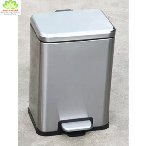 thùng rác inox vuông 18L