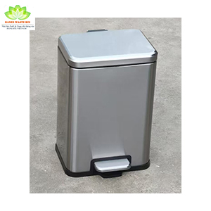 thung rac inox vuong 6L